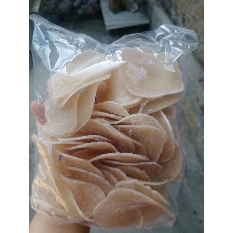 

krupuk mentah ikan tengiri