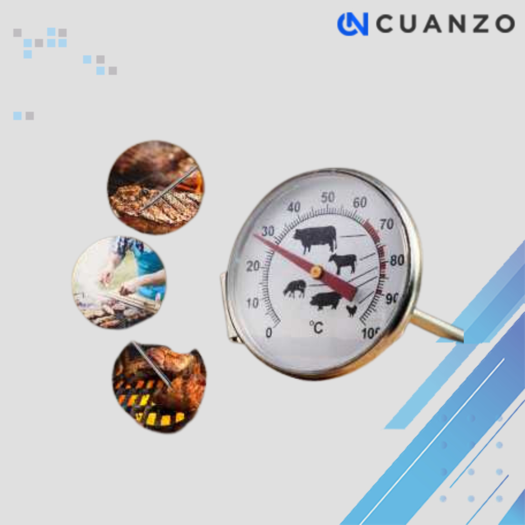 Termometer Makanan Daging BBQ Meat Temperature/Alat memasak Termometer Makanan Daging Sedang Dimasak
