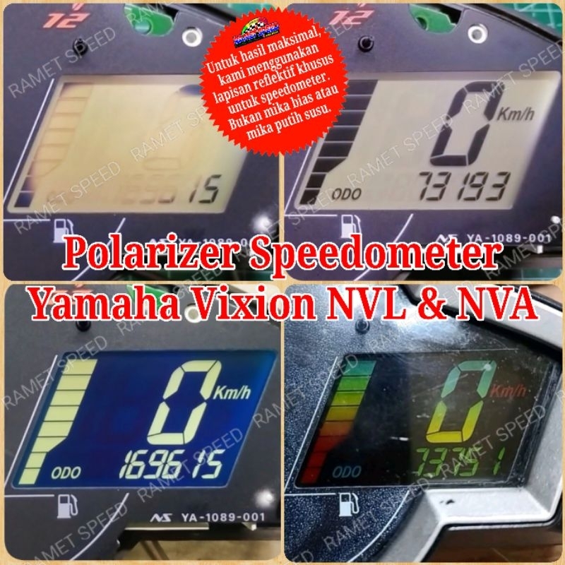 Polarizer speedometer Yamaha Vixion NVL NVA polaris speedometer vixion polaris vixion nvl nva polari