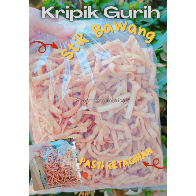 

Stik Bawang Camilan Santai Gurih Renyah Empuk 200 g