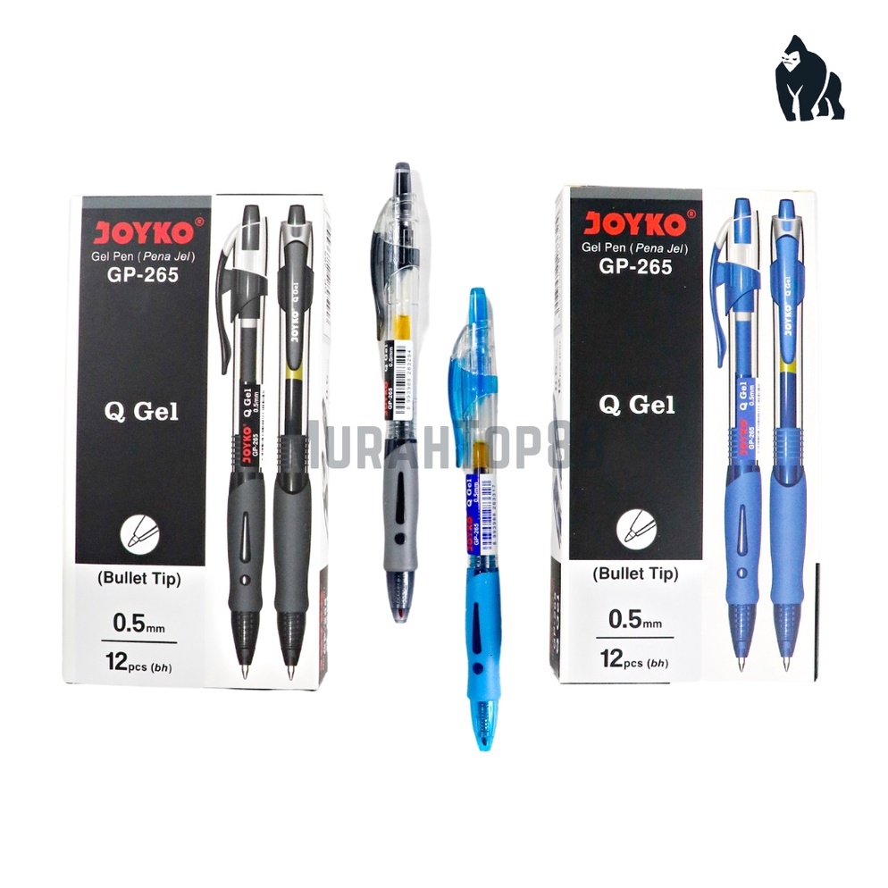 

ART Y16U Pulpen Joyko GP265 Q Gel Pen Ballpoint Bolpen Pena Jel 5 mm PER LUSIN