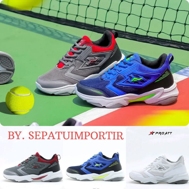 ORIGINAL Sepatu Badminton Pro ATT TZL 65 / BSD 440 / Sepatu Pro ATT MC 52  /  Pro ATT CM 200 / Sepat