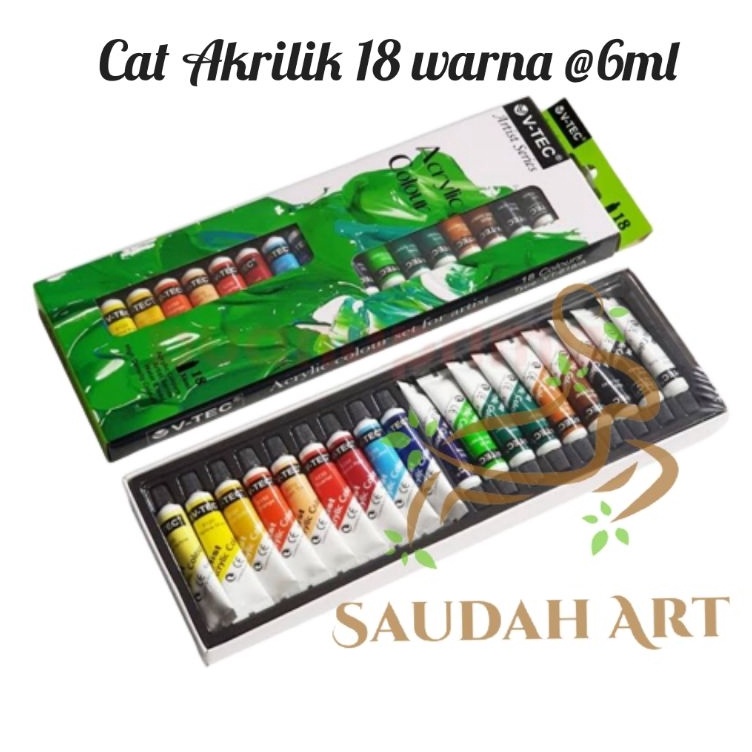 

KODE Q6O2 Cat AkrilikAcrylic 18 warna 6ml VTec 618A