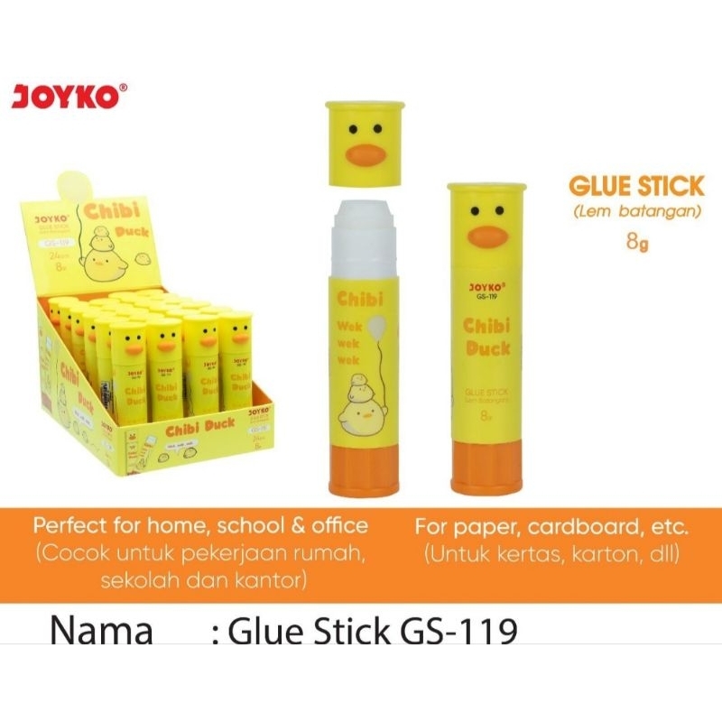 

Lem Stick Chibi Duck Joyko GS-119 8gram (1pcs)