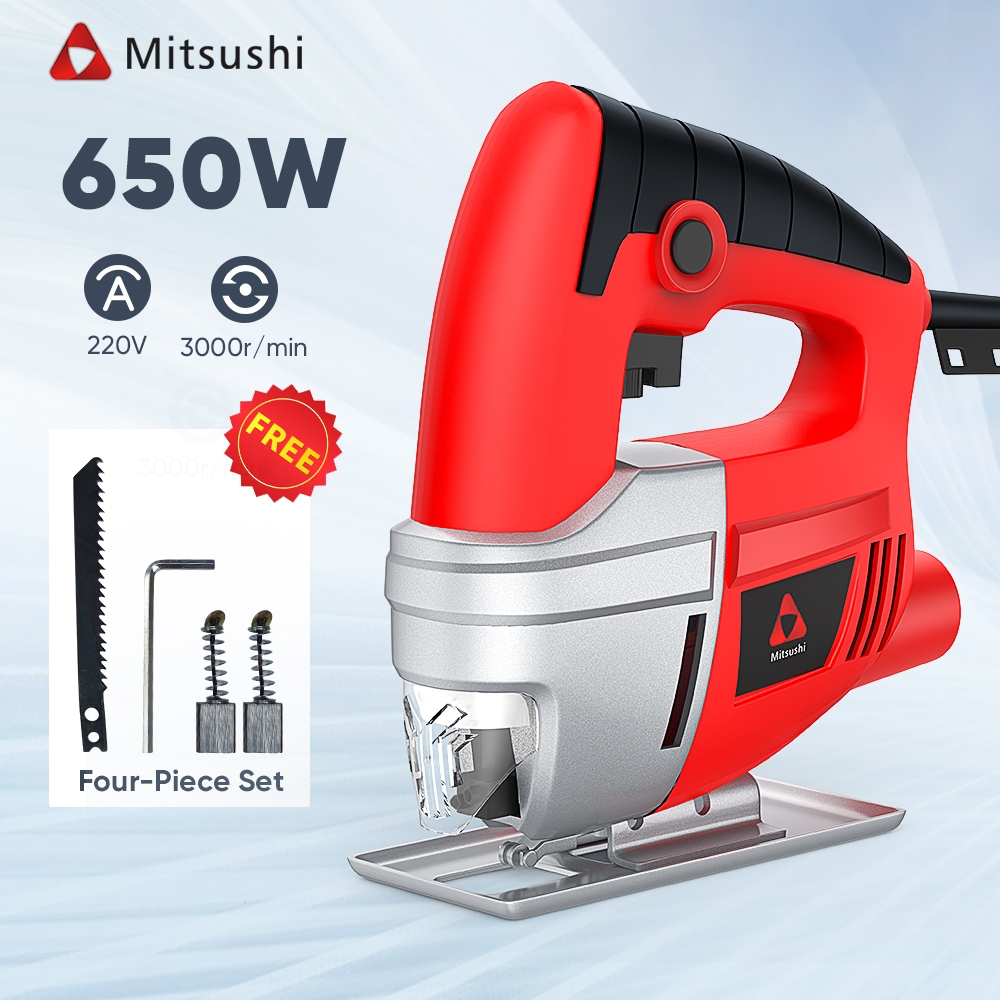 Mitsushi Mesin Gergaji Listrik - Potong Kayu - Jig Saw 650W