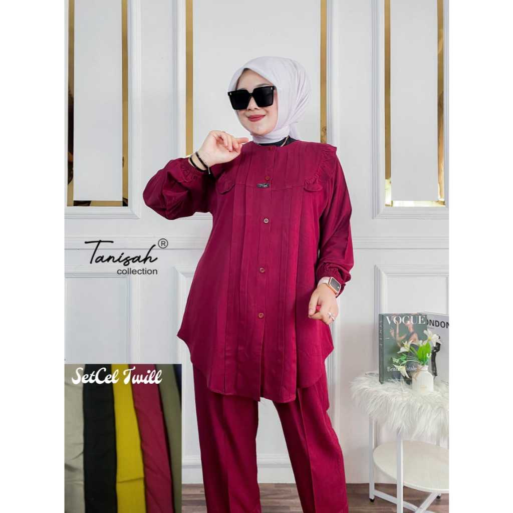SETELAN RAYON TWILL CUBIT PREMIUM // SETELAN CUBIT TWILL // SETELAN RAYON TWILL