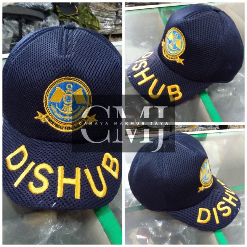 Topi logo kementrian perhubungan - topi kementrian perhubungan