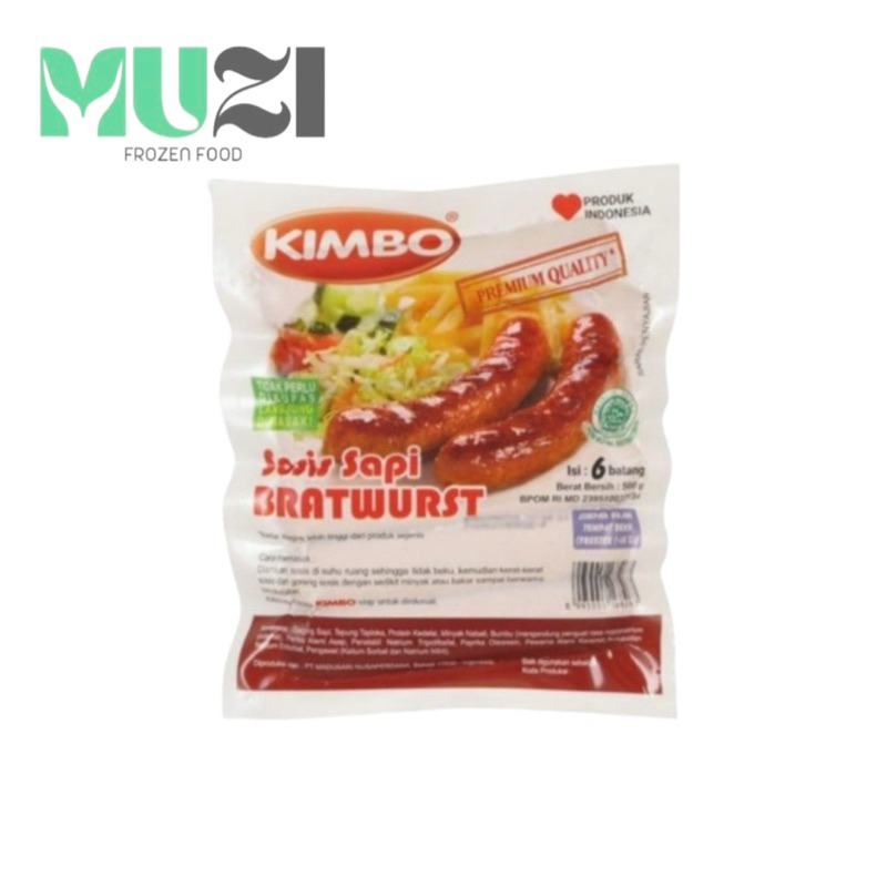 

KIMBO BRATWURST ISI 6 500 GR