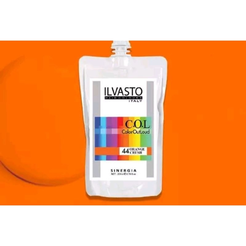 200 ML Sinergia Ilvasto C.O.L Color Out Loud Orange Crush