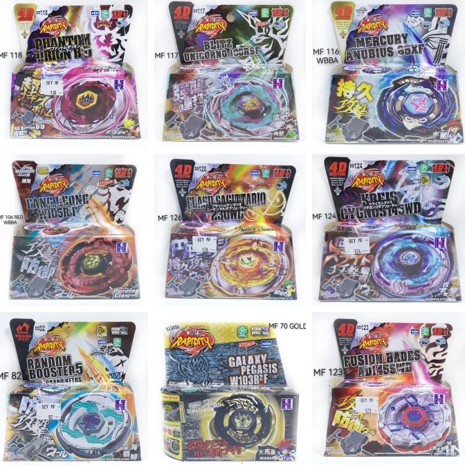 KODE G12D Gasing Beyblade Metal Fight Merk Hongyi  Gasing Mainan Games Permainan Hobi Koleksi