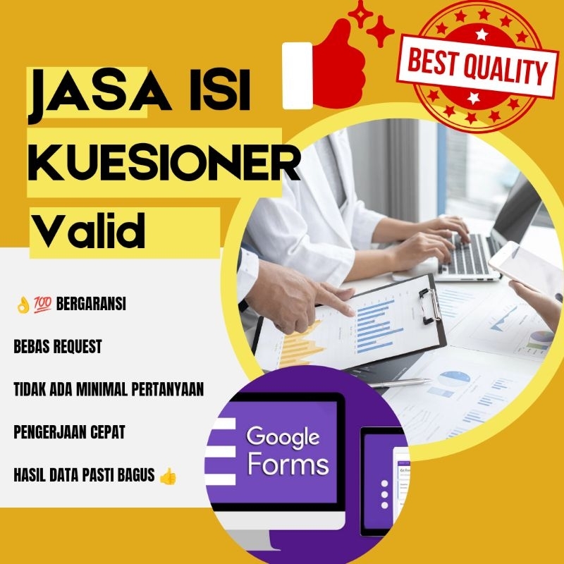 JASA RESPONDEN KUESIONER PENGISIAN GFORM KUESIONER