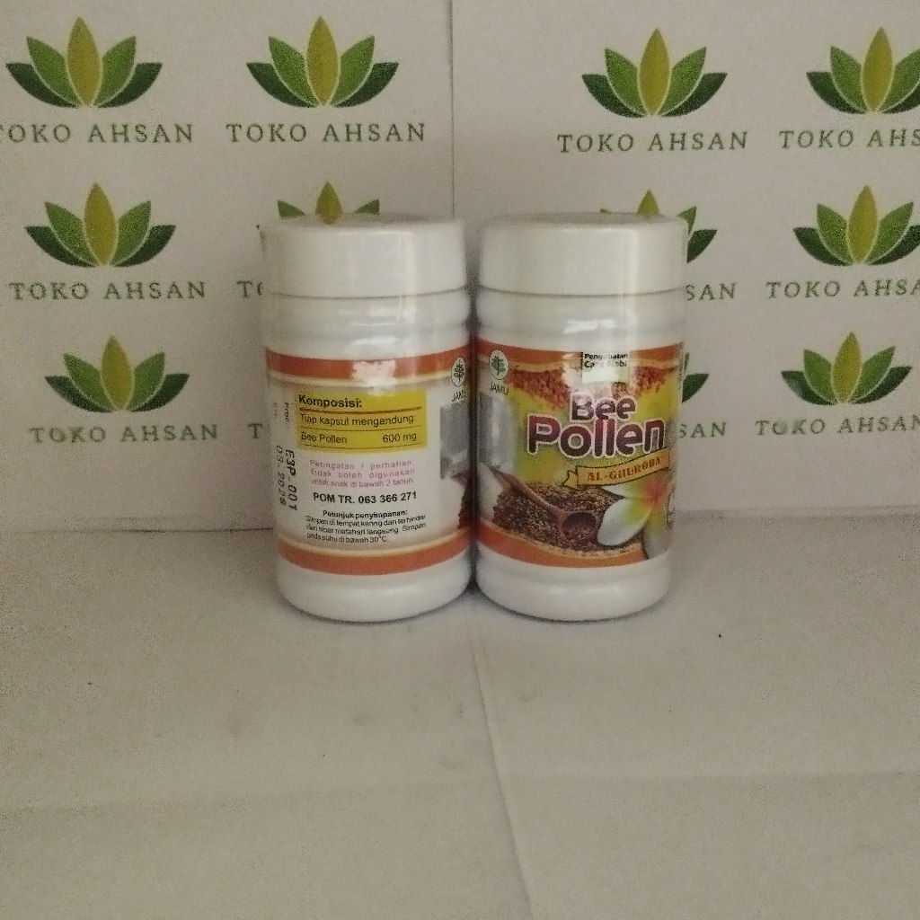 Kapsul Bee Pollen Al-Ghuroba' isi 60kapsul l beepollen l kesuburan l bee pollen