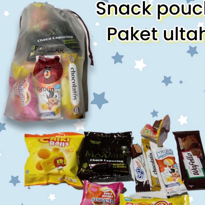 

Terlaku BUY 4 FREE 1 Paket Snack Ulang TahunBingkisan Ulang TahunSnack Pouch