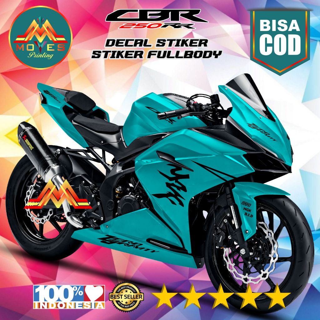 Tahan Lama  . Decal Sticker Motor CBR 250RR Stiker Motor Honda CBR 250RR