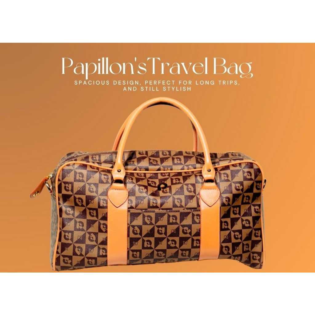 PAPILLON TRAVEL BAG TAS TRAVEL SIMPLE MEWAH ELEGANT TOTEBAG PAPILLON NEW MODEL