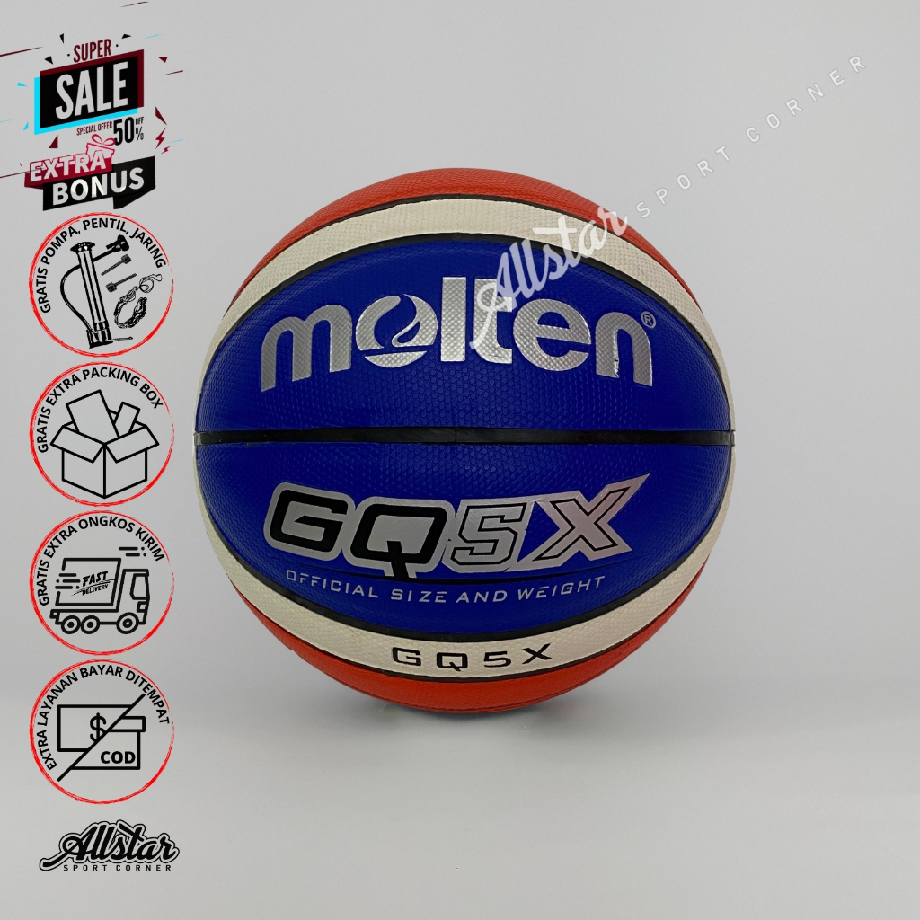 MOLTEN bola basket original MOLTEN GQ5X bola basket original MOLTEN size 5 bola basket original trai