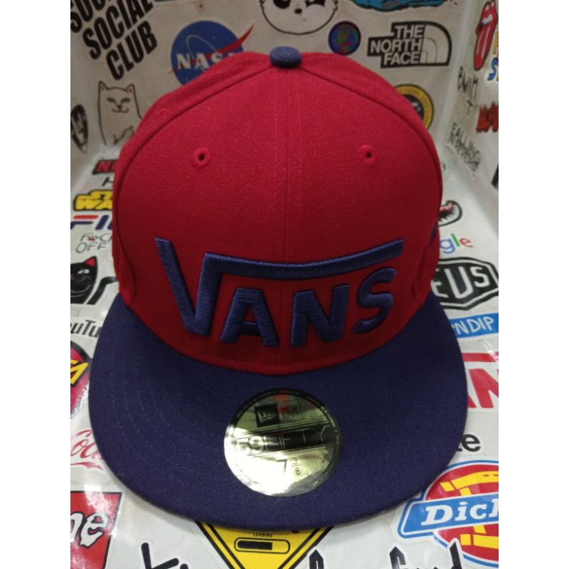 Topi snapback new era x vans 2tone colour