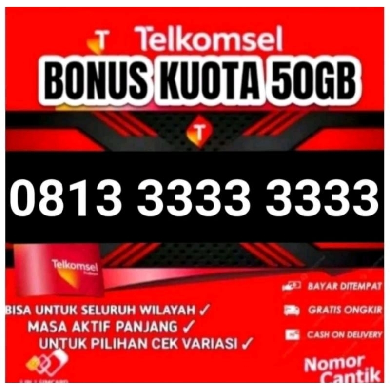 FLASH SALE PERDANA KARTU SIMPATI CANTIK FREE KUOTA INTERNET