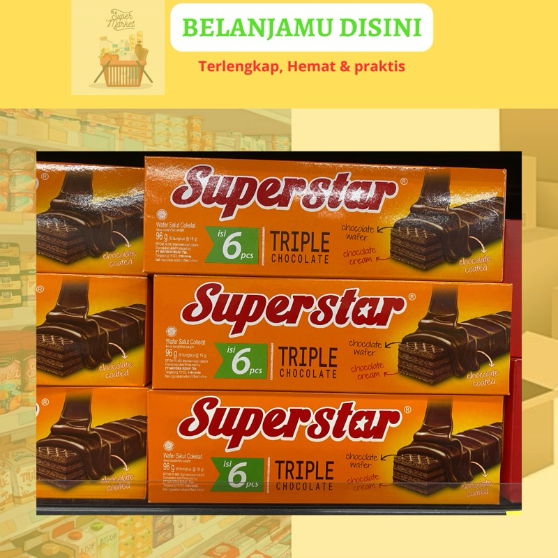 WAFER SUPERSTAR ISI 6 PCS