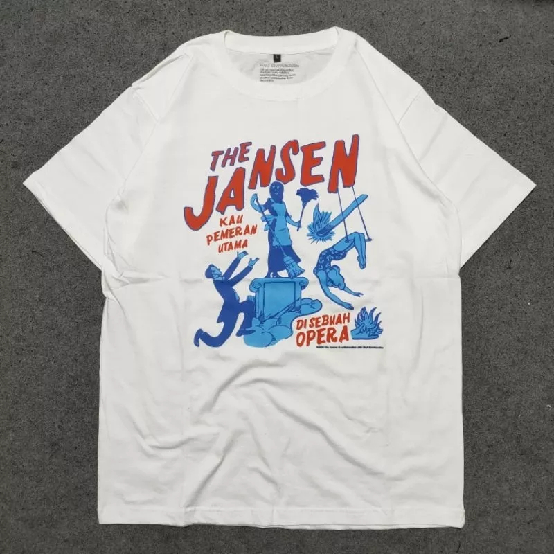 KAOS BAND THE JANSEN - KAU PEMERAN UTAMA DI SEBUAH OPERA - BANAL SEMAKIN BINAL - BOOTLAG - TAG MERCH