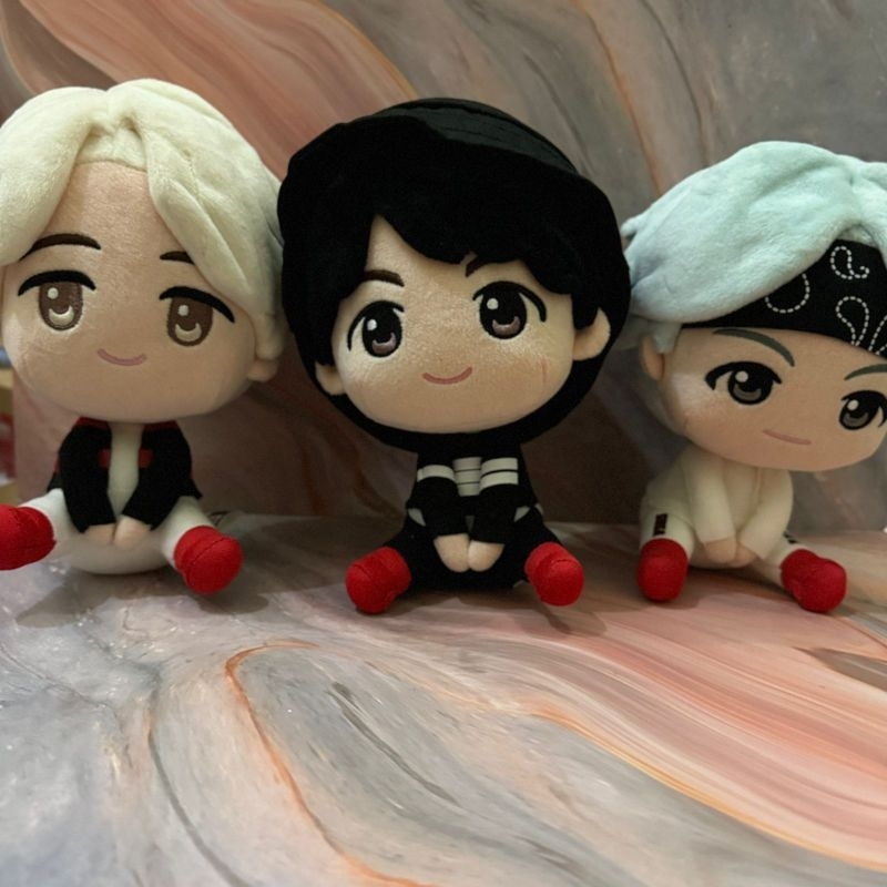 ready TinyTan Ichiban Kuji Mic Drop Official japan plush sitting doll suga jin jungkook v taehyung s