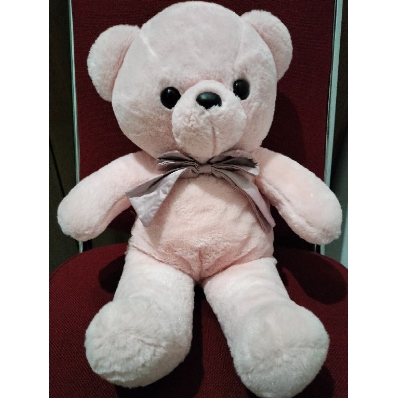 Boneka Miniso Beruang Teddy Bear Pink Besar