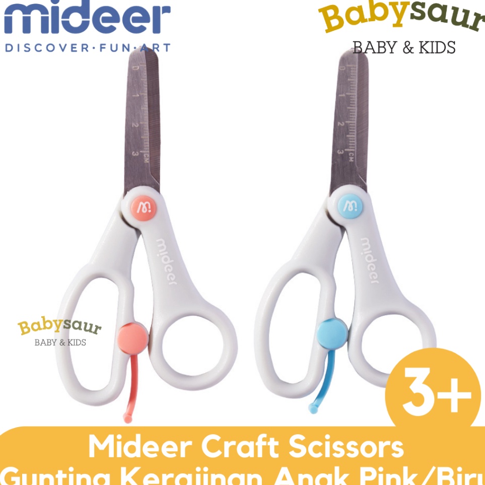 

ART J99S Mideer Craft Scissors Gunting Kerajinan Anak Peralatan Sekolah
