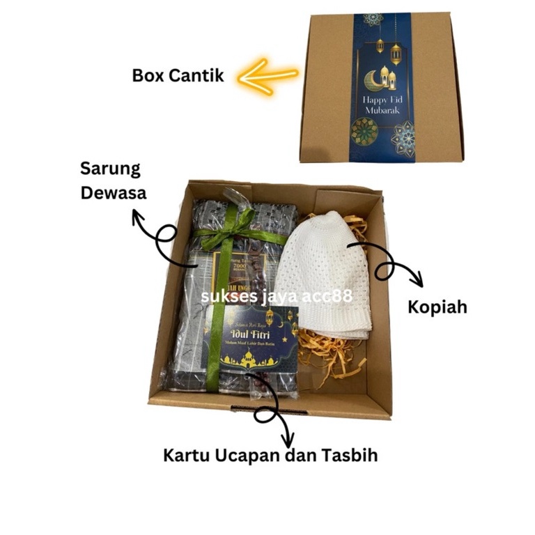 

Serba baru READY STOK Hampers lebaran hampers sarung pria idul fitri 224 Parcel Idul fitri