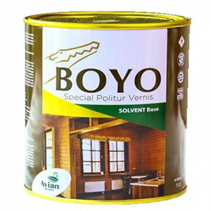 CAT KAYU POLITUR VERNIS PLITUR PERNIS BOYO 1LTR AVIAN ANTI RAYAP SOLVENT