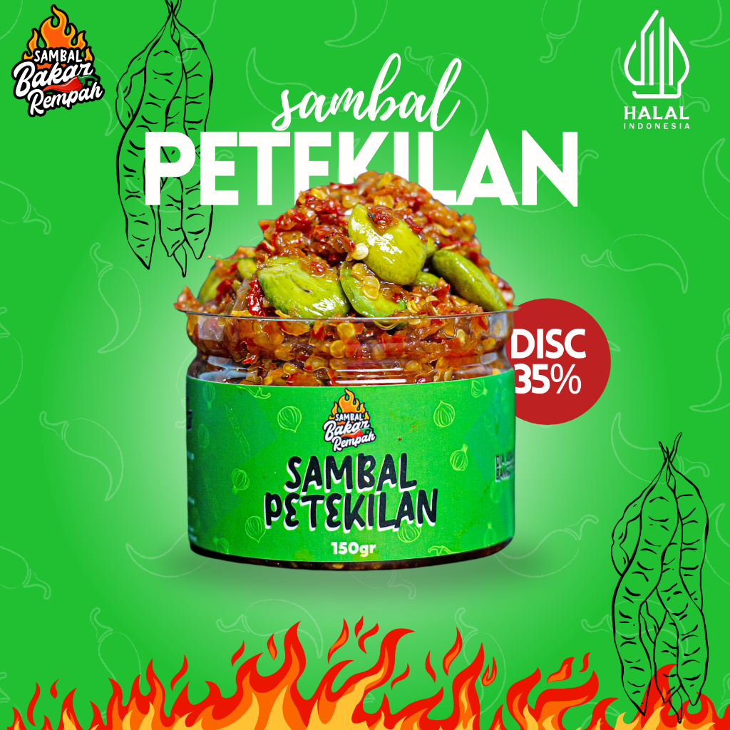 

Sambal Bakar Rempah - PETEKILAN (Petai) ( BELI 2 GRATIS 1)