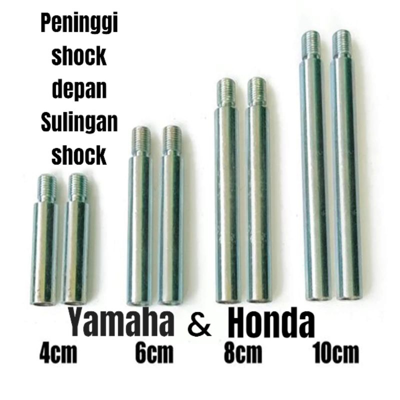peninggi shock depan sulingan shock depan motor matic dan bebek
