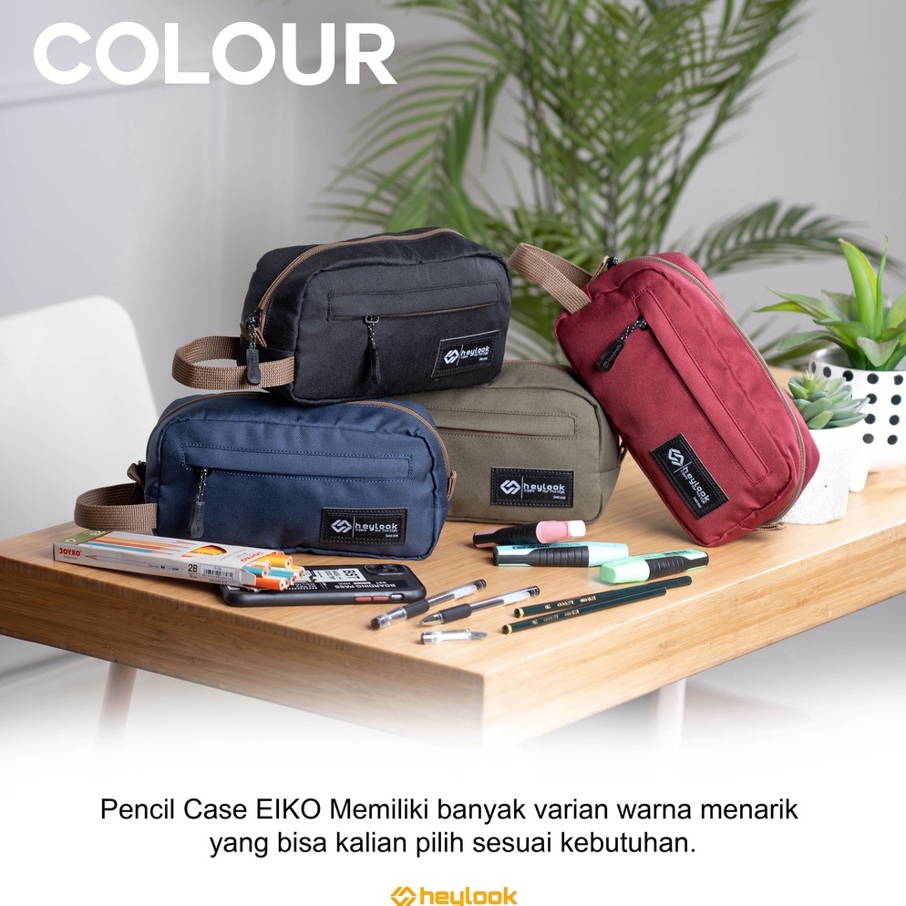 

ART P38H HEYLOOK Official Tempat Pensil EIKO Kotak Pensil Pencil Case Kostak Anak Atk Sekolah Kuliah Kantor Kerja