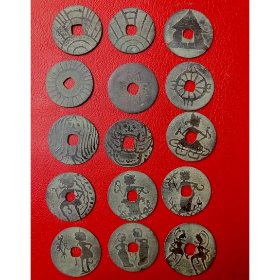 KODE V22K Pis Bolong Koci Wayang Lengkap