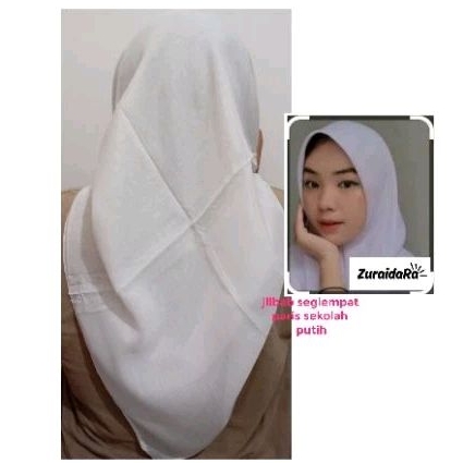 Jilbab Sekolah Paris Segi4 ZuraidaRa