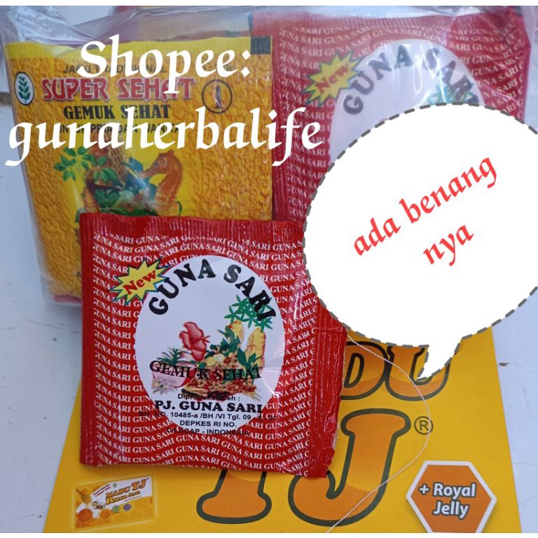 

Pro Hemat GUNA SARI TERMURAH isi 3 bungkusasli1