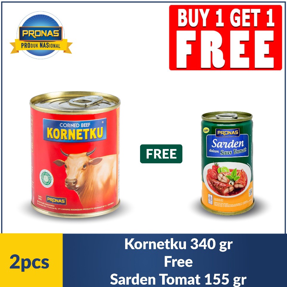

Hemat Keras CO Kornetku Kornet Sapi 34 gr Free Sarden Tomat 155 gr