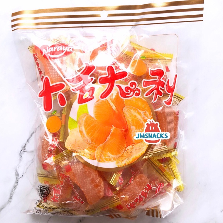 

Potongan spesial PROMO Naraya Jelly Jeruk 5gr permen jelly nikmat enak grosir mantap diskon termurah