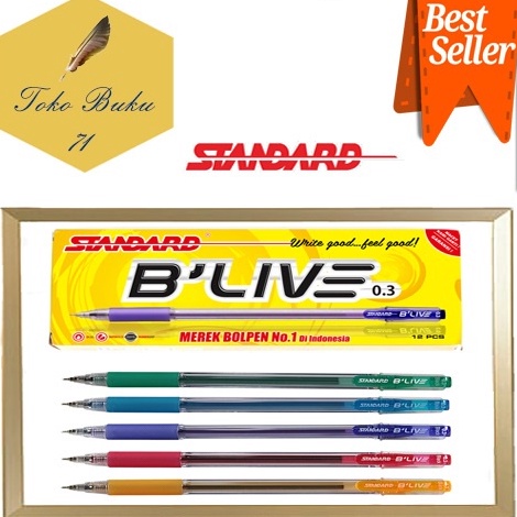 

ART E55G PULPEN PEN PENA STANDARD BLive 3 12PCS