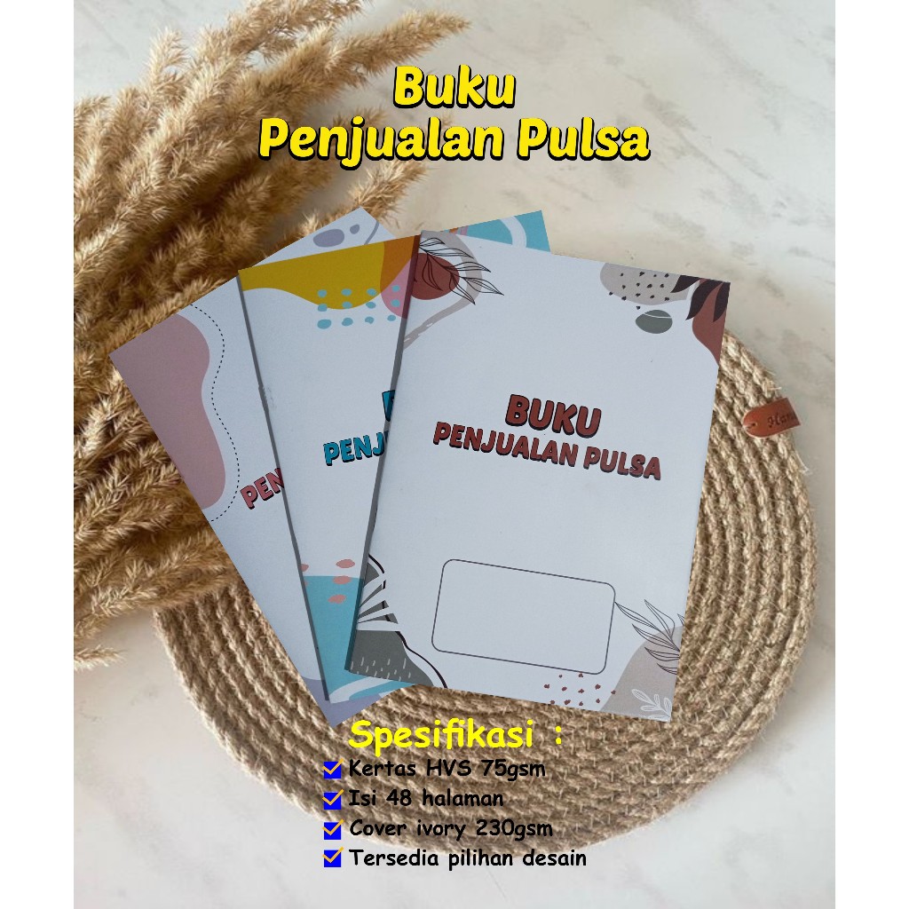 

Buku Catatan Penjualan Pulsa