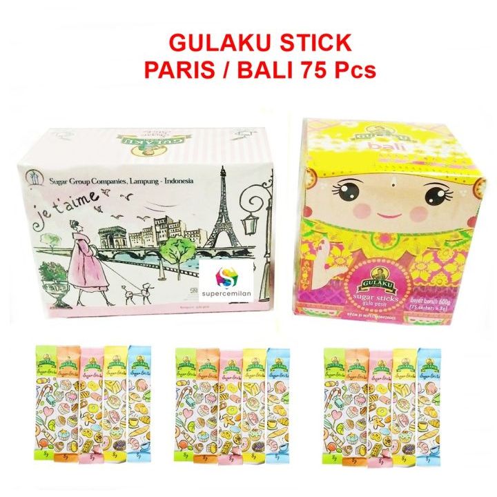 

Gulaku Stick Paris / Bali Isi 75's x 8gram