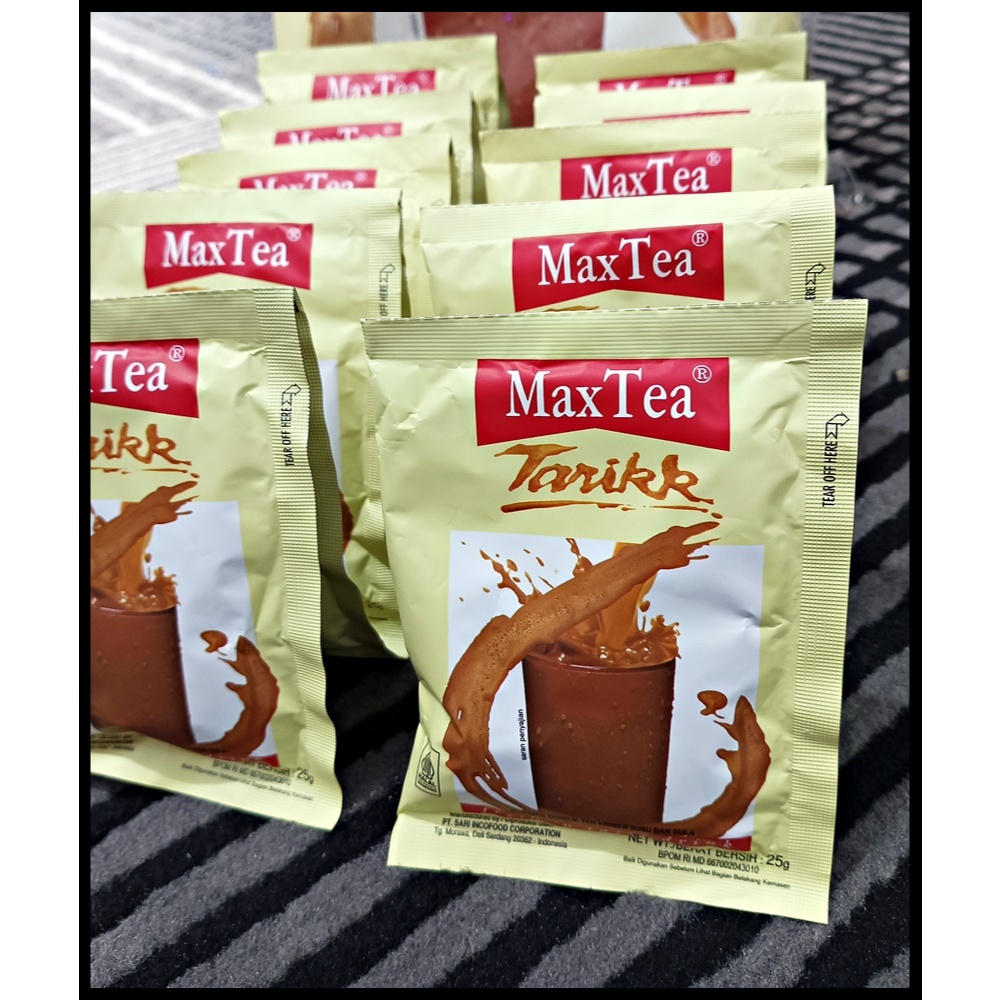 

MaxTea teh Tarik / Max Tea Tarikk Renceng isi 10pcs x 25g