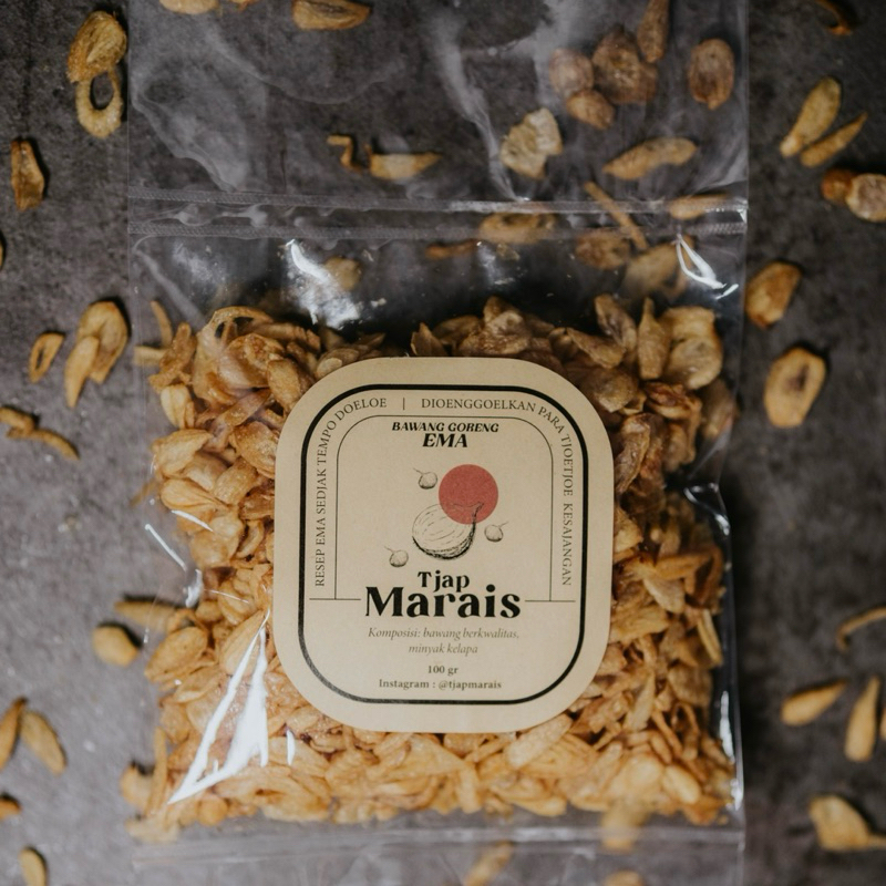 

Bawang Goreng Crispy Tjap Marais Bandung—Packing 100Gram