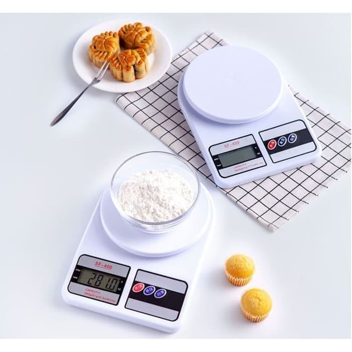 TIMBANGAN DAPUR DIGITAL SCALE BUAH SAYUR DAPUR SF-400 // Timbangan digital gram Kitchen scale Timban