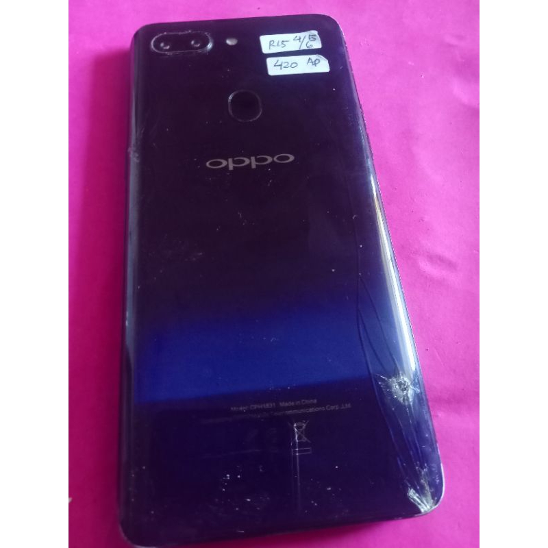 Mesin Oppo r15 pro , mesin hidup ram 6/128