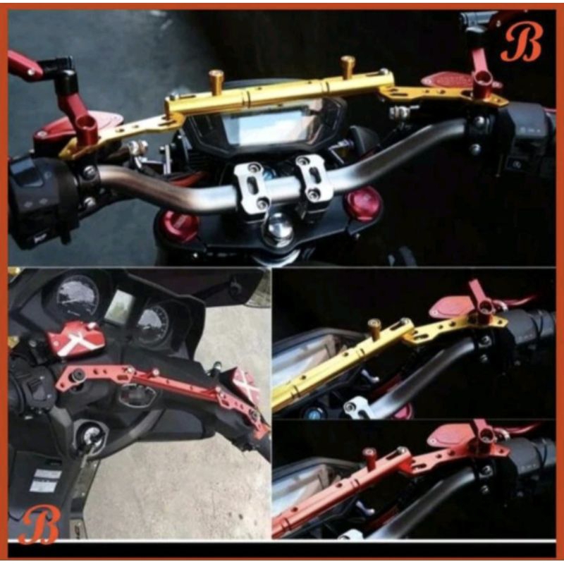 Bracket Stabilizer Stang Motor Nmax Xmax XSR MT 15 25 Aerox Lexi Vixion CB ADV PCX