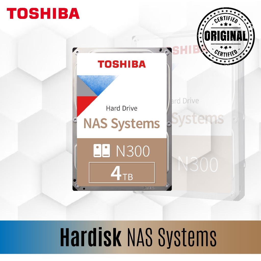 Toshiba N300 - Hardisk NAS Server 4TB