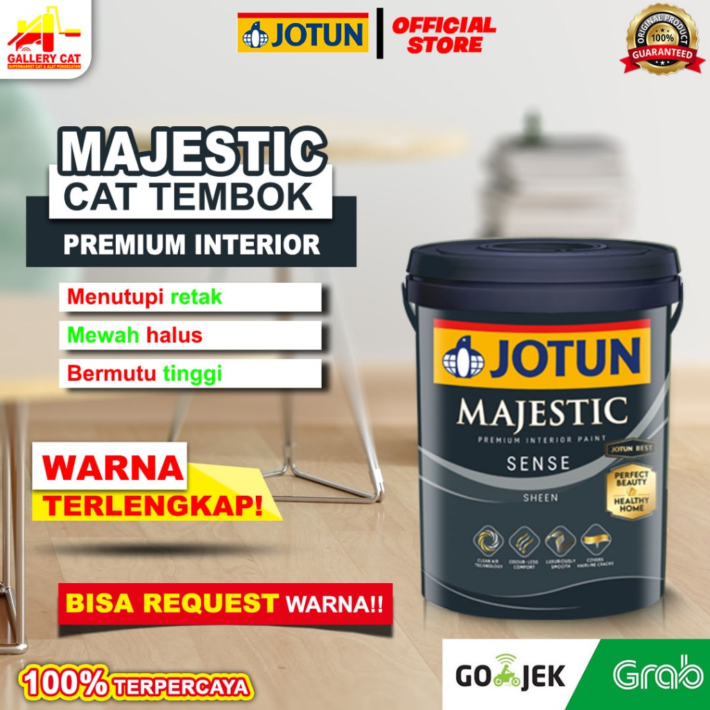 CAT TEMBOK INTERIOR PREMIUM JOTUN MAJESTIC SENSE 2,5L