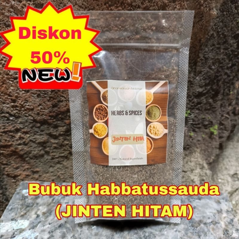 

JINTEN HITAM [Habbatussauda] (Bubuk 50gr) Grade A