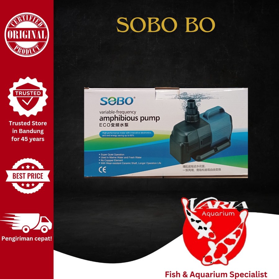 Pompa Celup Kolam LowWatt Sobo BO 9000A 12000A 14000A 16000A Pompa Sobo BO