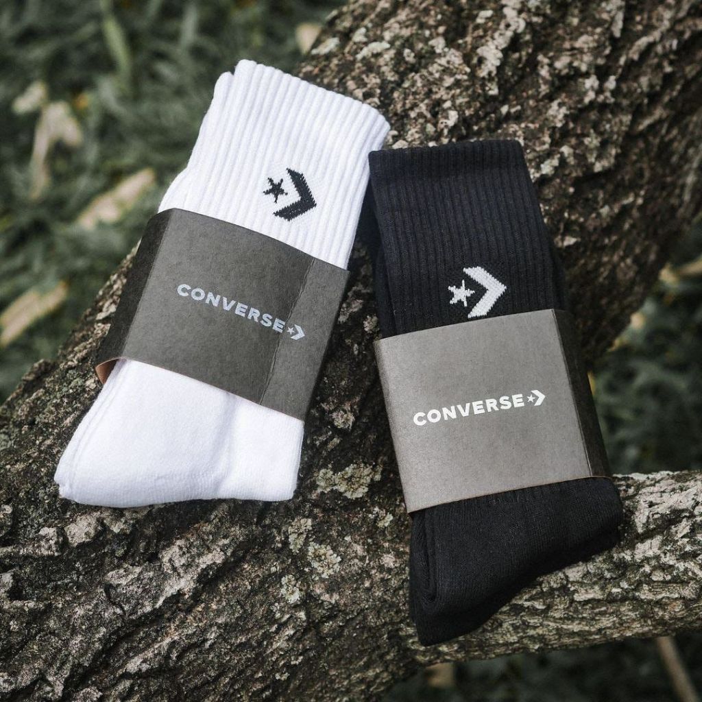 Kaos Kaki Crew Socks Converse Logo Original Murah